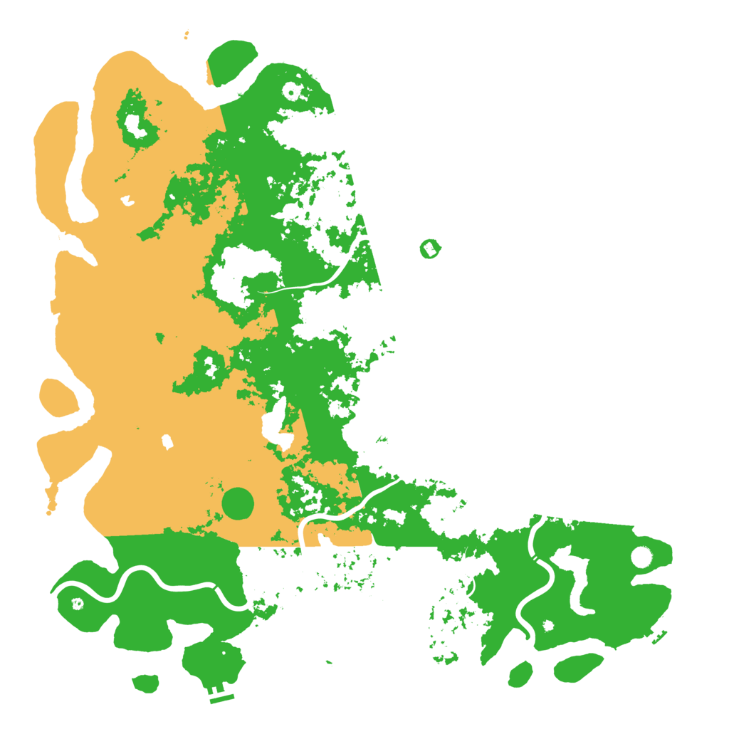 Biome Rust Map: Procedural Map, Size: 6000, Seed: 7869486