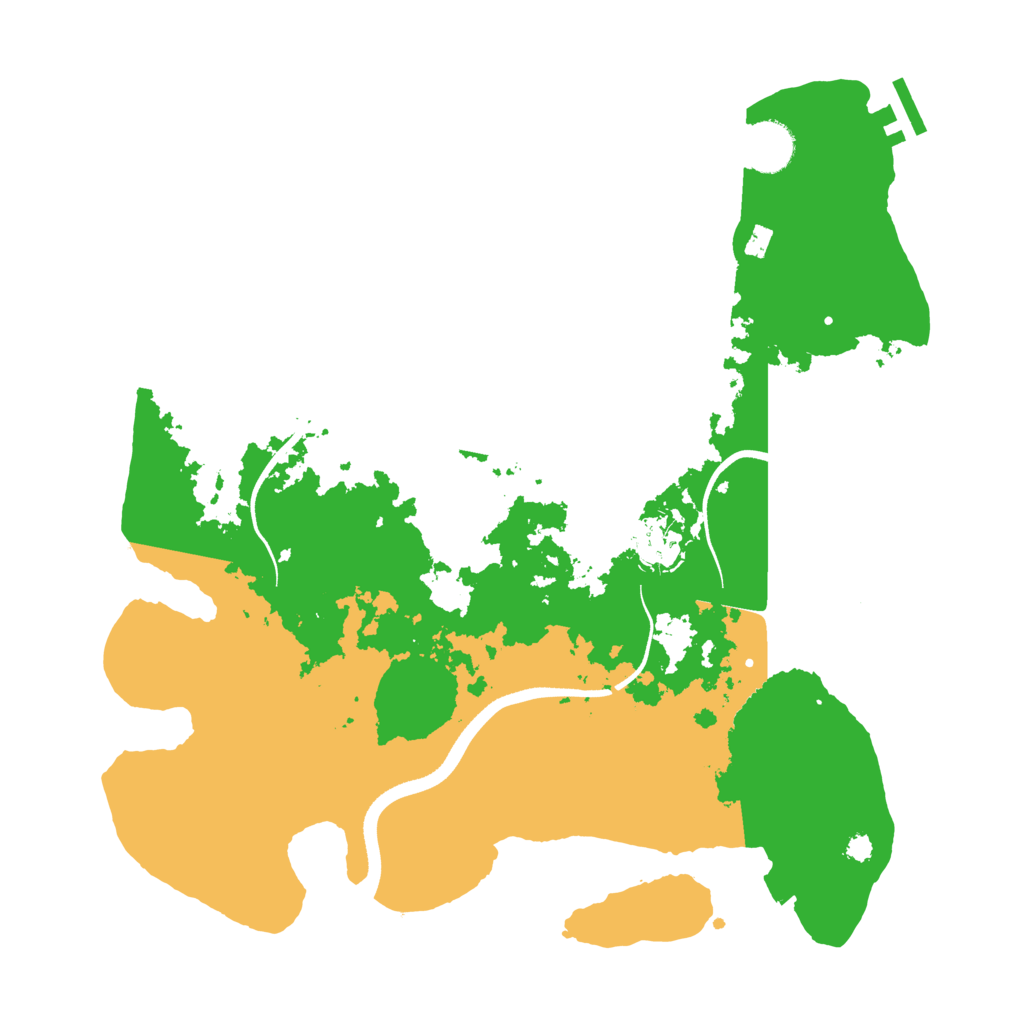 Biome Rust Map: Procedural Map, Size: 3500, Seed: 1715339438