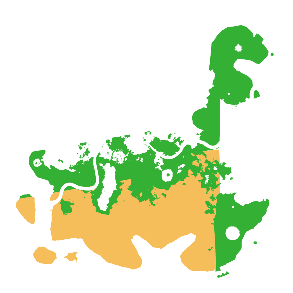 Biome Rust Map: Procedural Map, Size: 3700, Seed: 544258390