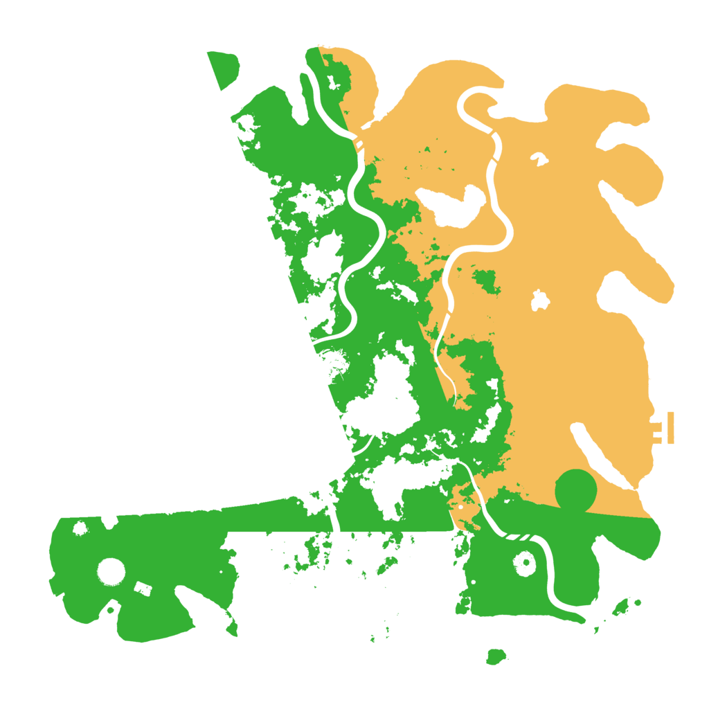 Biome Rust Map: Procedural Map, Size: 4500, Seed: 1319640209