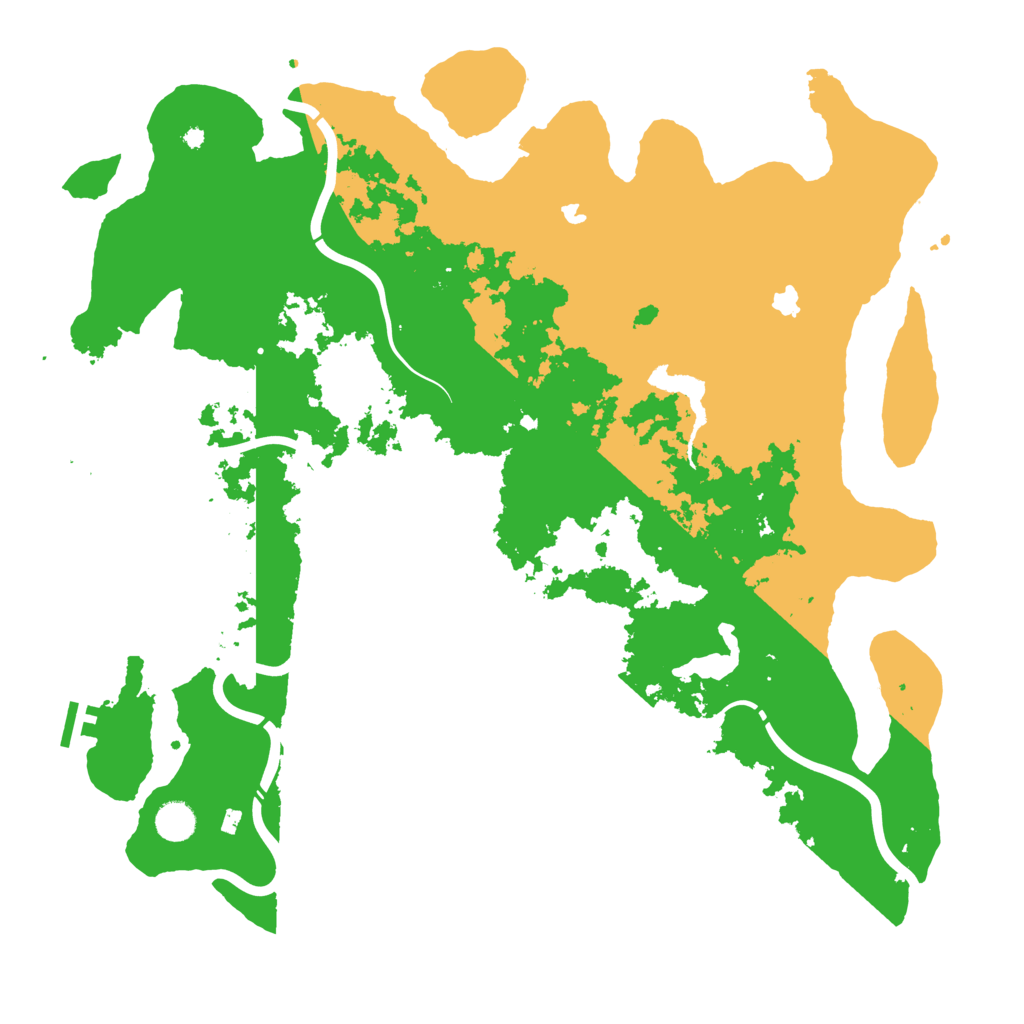 Biome Rust Map: Procedural Map, Size: 4500, Seed: 37498