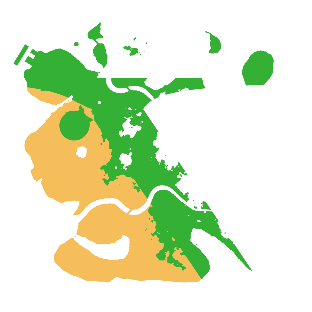 Biome Rust Map: Procedural Map, Size: 2800, Seed: 1504864455