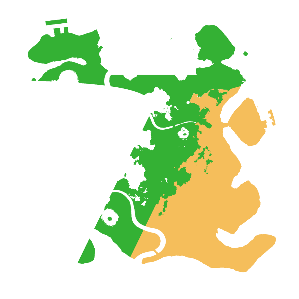 Biome Rust Map: Procedural Map, Size: 2800, Seed: 257323224