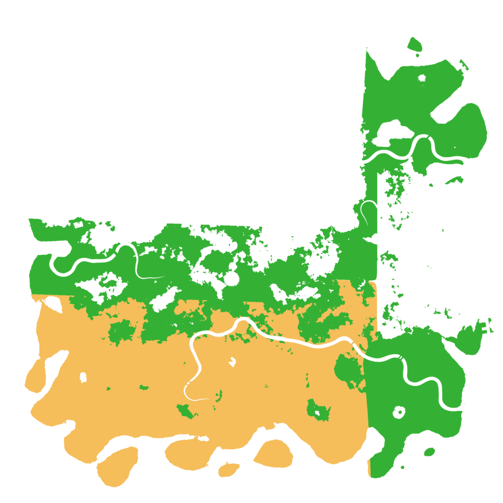 Biome Rust Map: Procedural Map, Size: 6000, Seed: 837543200