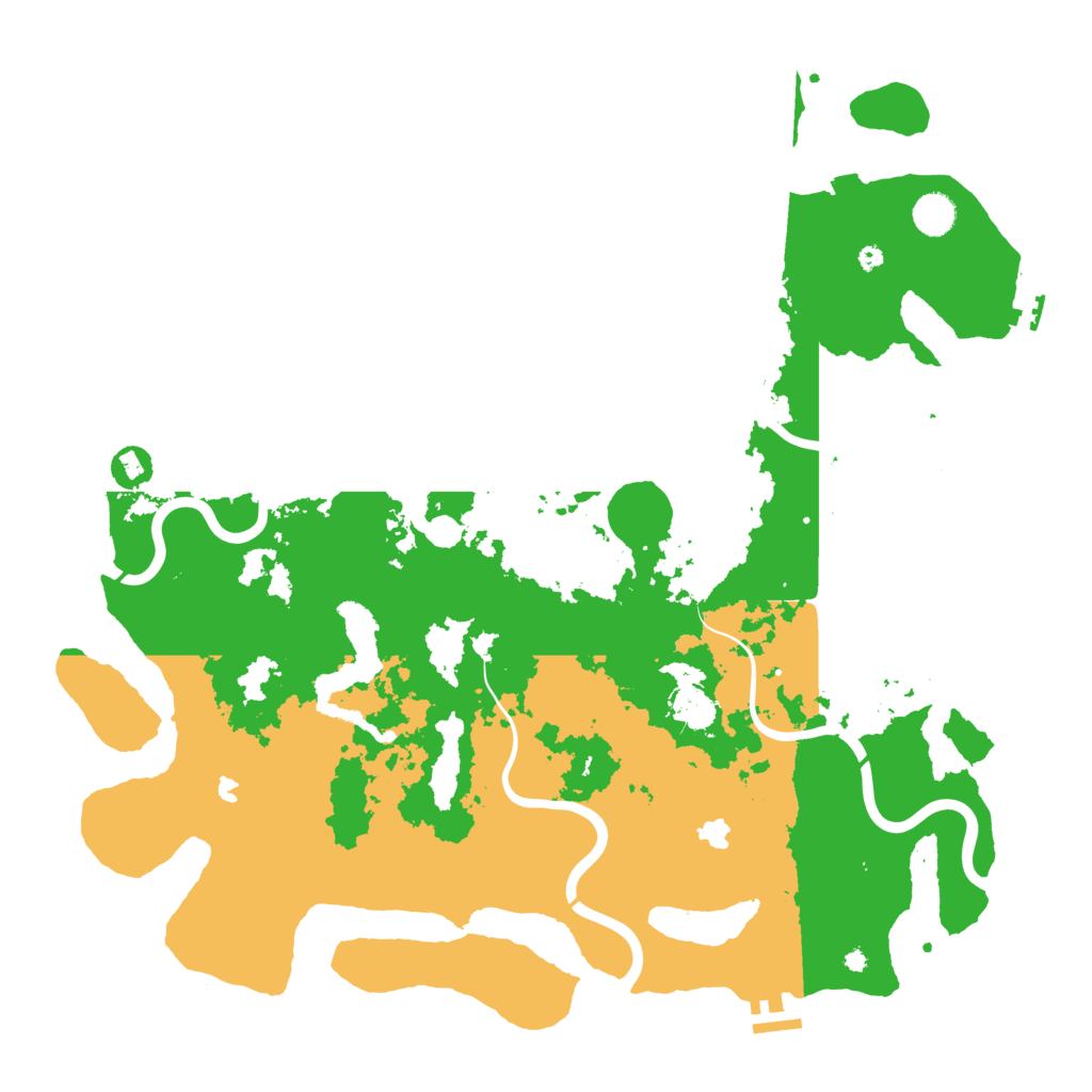 Biome Rust Map: Procedural Map, Size: 4500, Seed: 798123