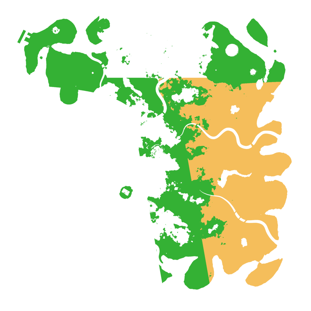 Biome Rust Map: Procedural Map, Size: 4500, Seed: 1208999380