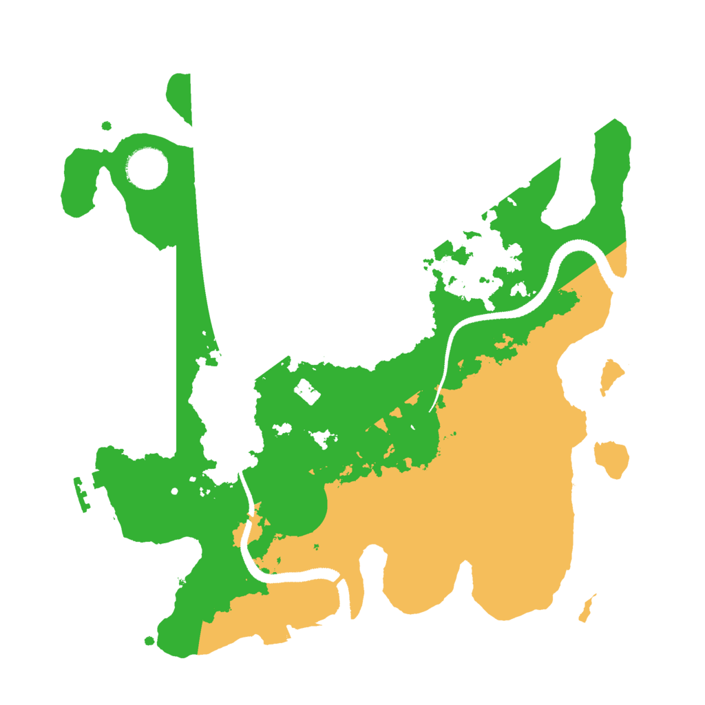 Biome Rust Map: Procedural Map, Size: 3000, Seed: 483443860