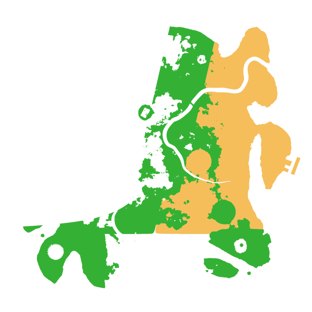 Biome Rust Map: Procedural Map, Size: 3500, Seed: 1437869919
