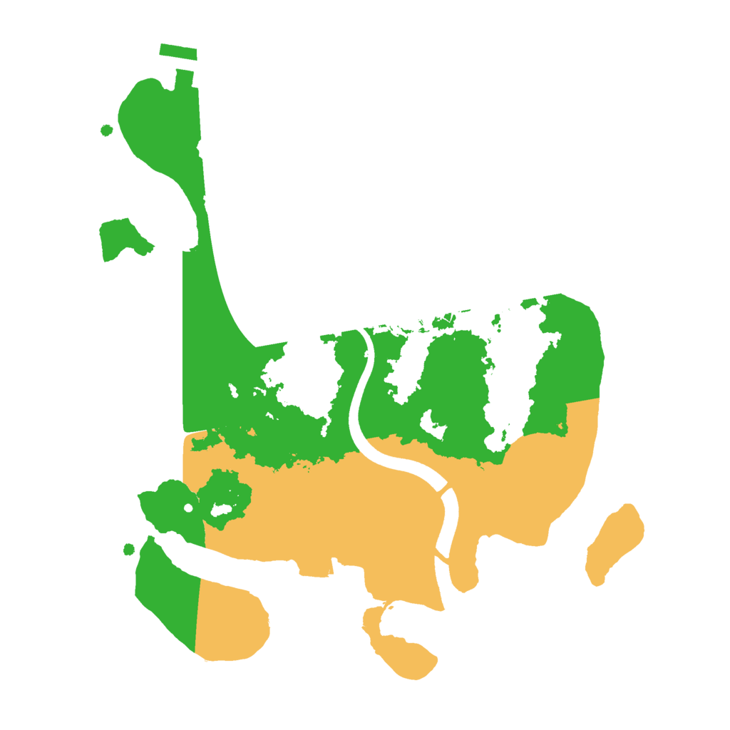 Biome Rust Map: Procedural Map, Size: 2499, Seed: 1646653447