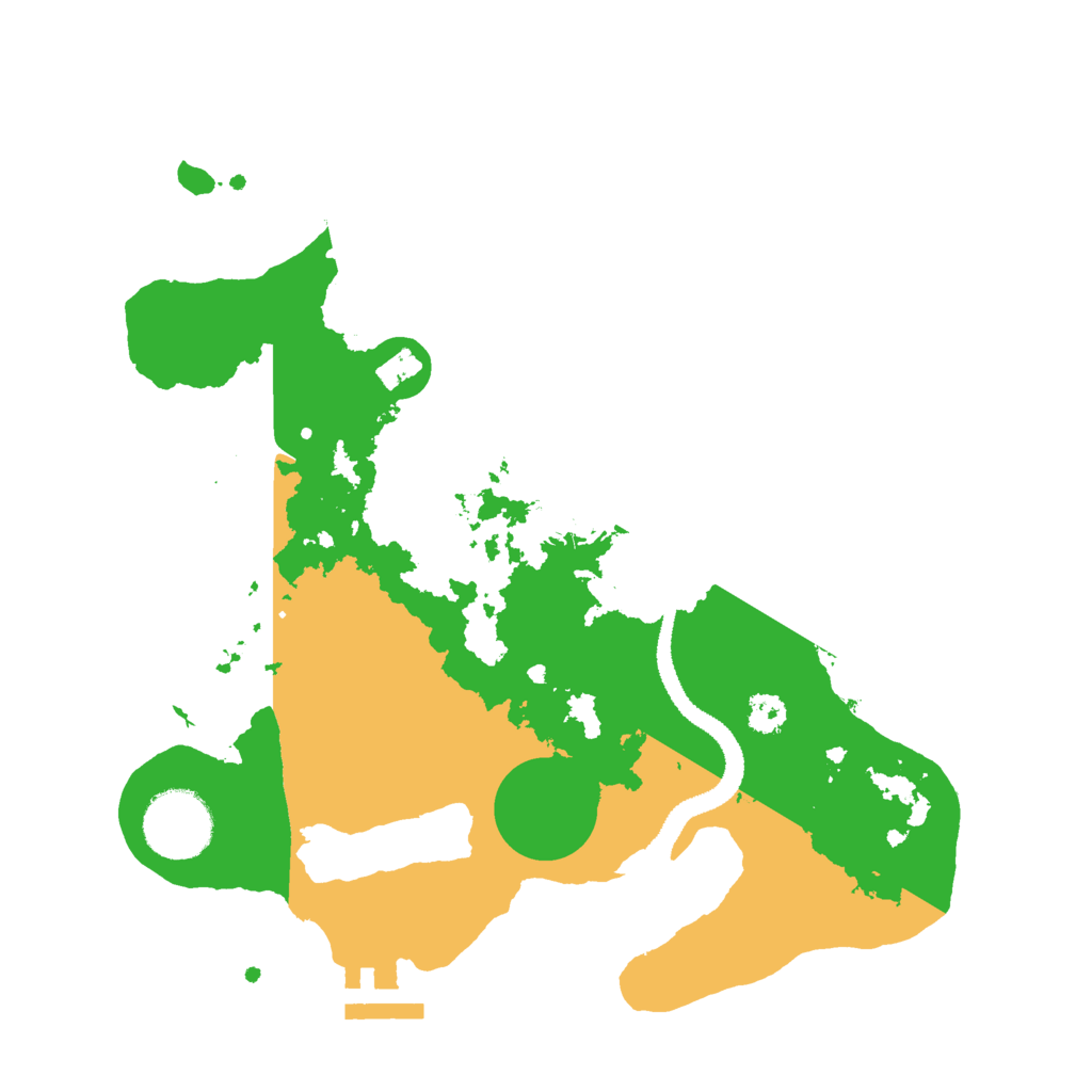 Biome Rust Map: Procedural Map, Size: 2800, Seed: 110771208