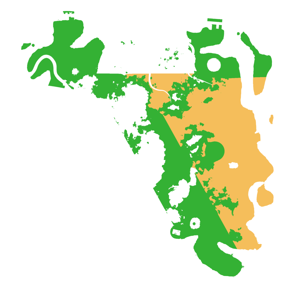 Biome Rust Map: Procedural Map, Size: 4000, Seed: 1231184417
