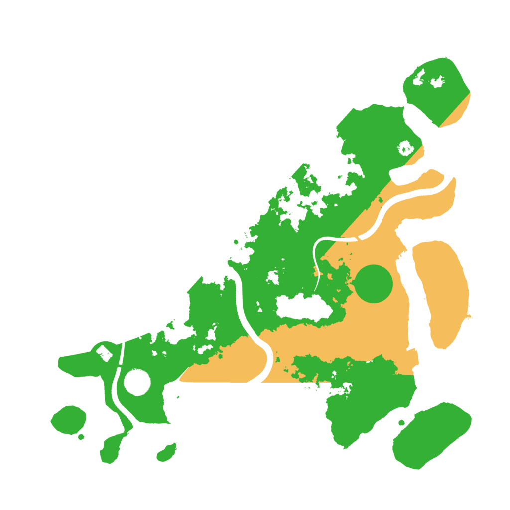 Biome Rust Map: Procedural Map, Size: 3500, Seed: 8456123