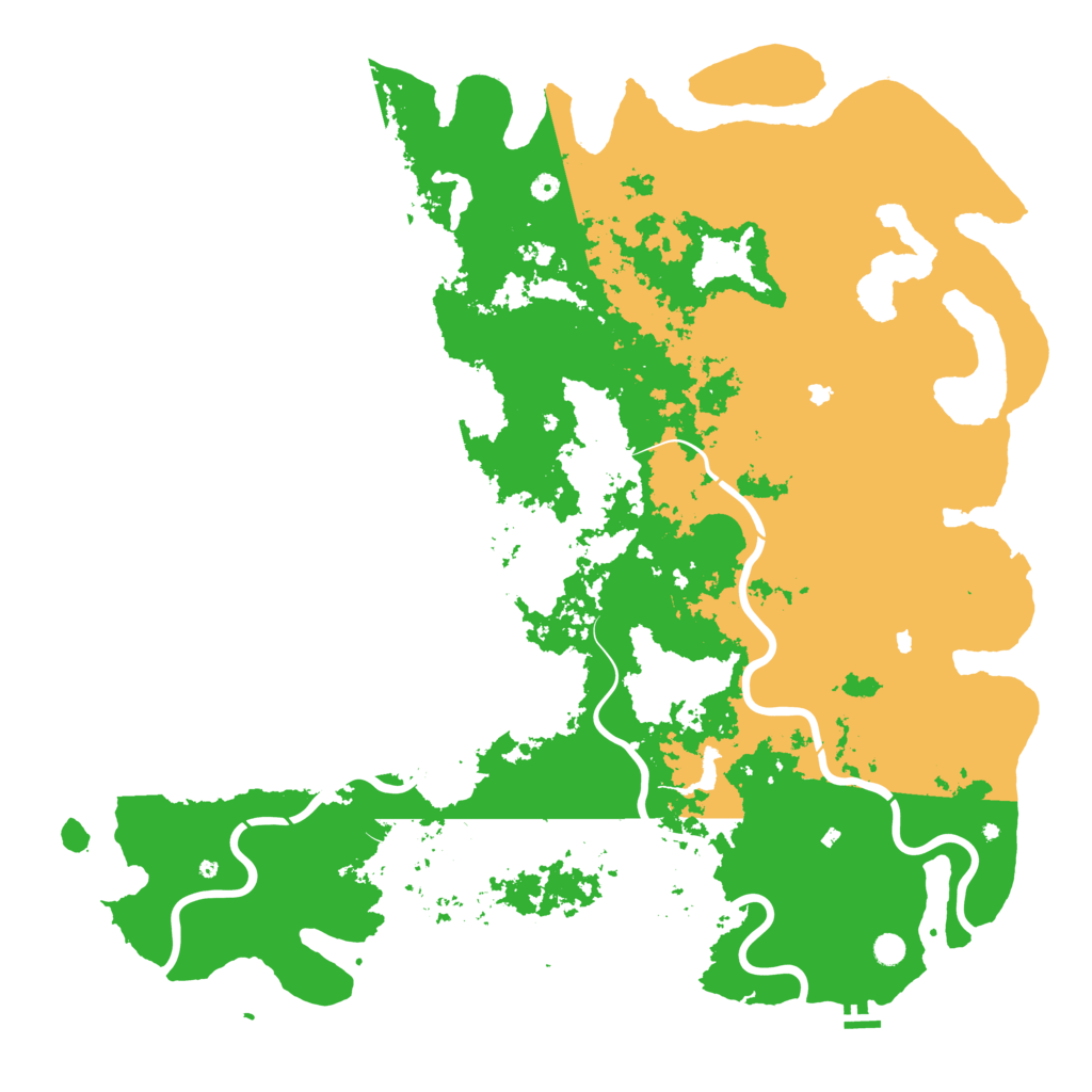 Biome Rust Map: Procedural Map, Size: 6000, Seed: 620142580