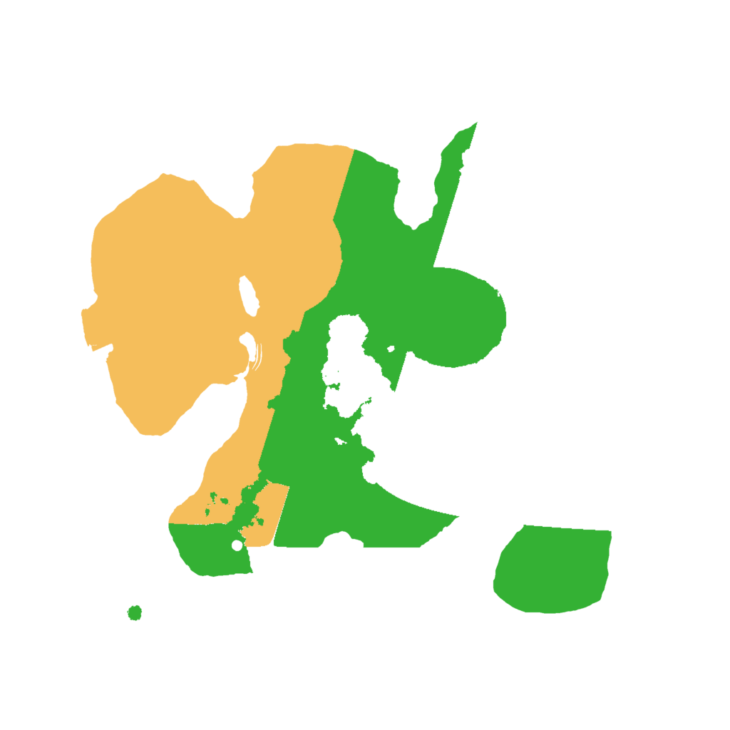 Biome Rust Map: Procedural Map, Size: 2000, Seed: 9758406