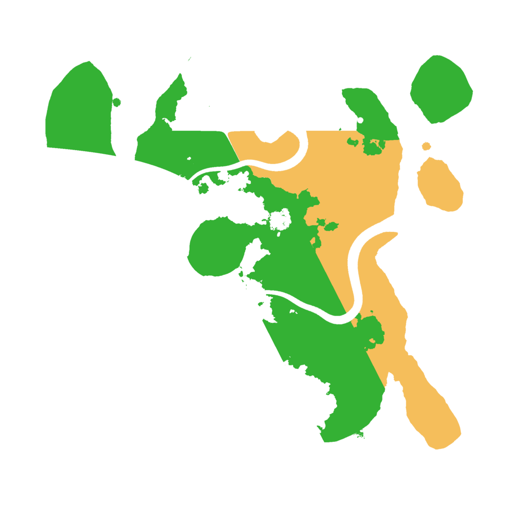 Biome Rust Map: Procedural Map, Size: 2499, Seed: 1943567272