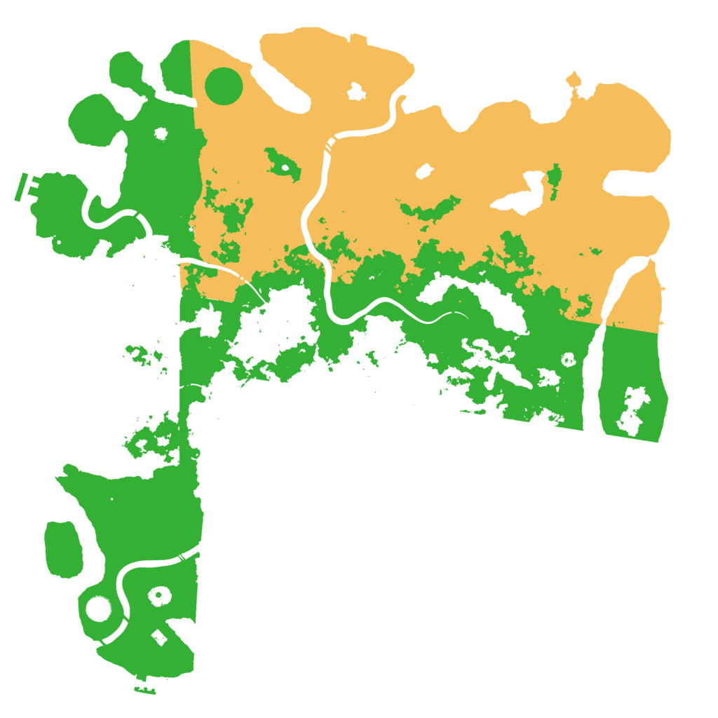 Biome Rust Map: Procedural Map, Size: 5000, Seed: 1572788614