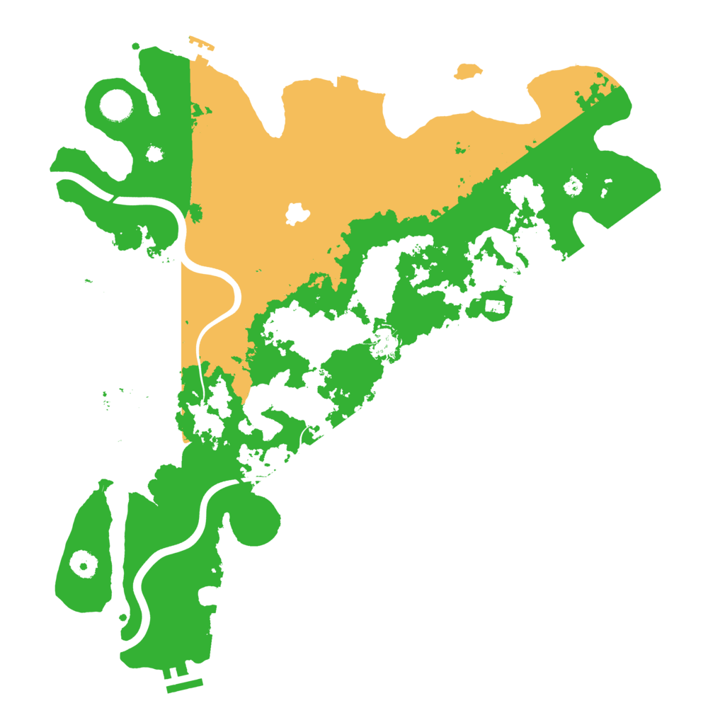 Biome Rust Map: Procedural Map, Size: 4000, Seed: 384926