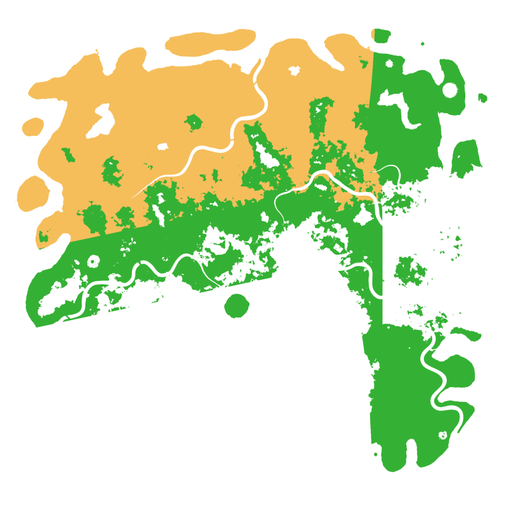 Biome Rust Map: Procedural Map, Size: 6000, Seed: 1828484143