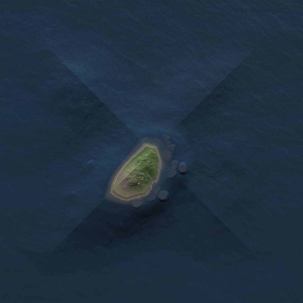 Rust Map: Procedural Map, Size: 1000, Seed: 490986014, 1 Monuments