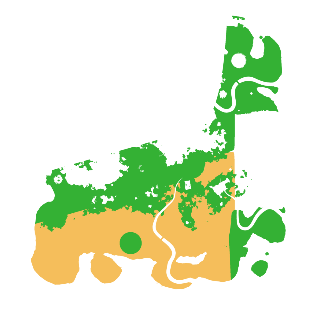 Biome Rust Map: Procedural Map, Size: 3750, Seed: 17022005
