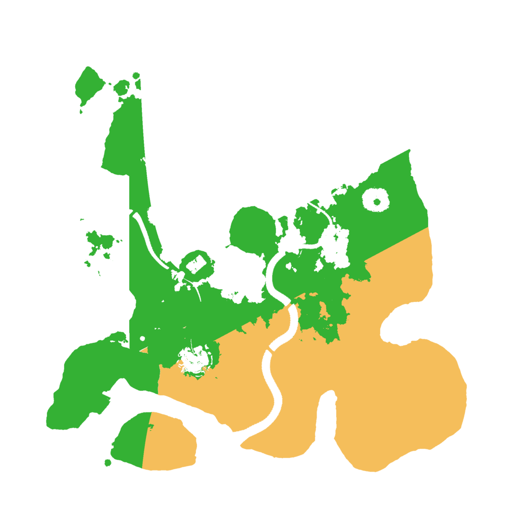 Biome Rust Map: Procedural Map, Size: 3000, Seed: 62541