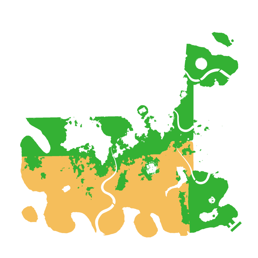 Biome Rust Map: Procedural Map, Size: 4000, Seed: 825907662
