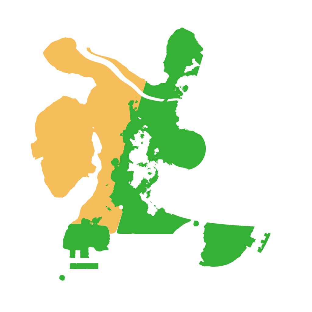 Biome Rust Map: Procedural Map, Size: 2200, Seed: 9758406