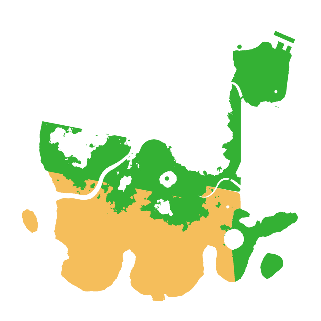 Biome Rust Map: Procedural Map, Size: 3000, Seed: 8590346