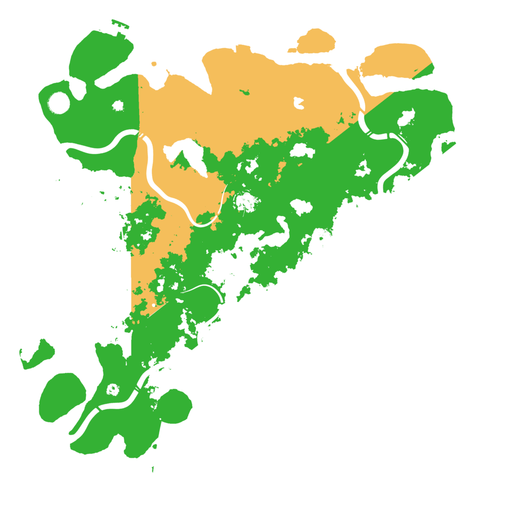 Biome Rust Map: Procedural Map, Size: 4250, Seed: 2599