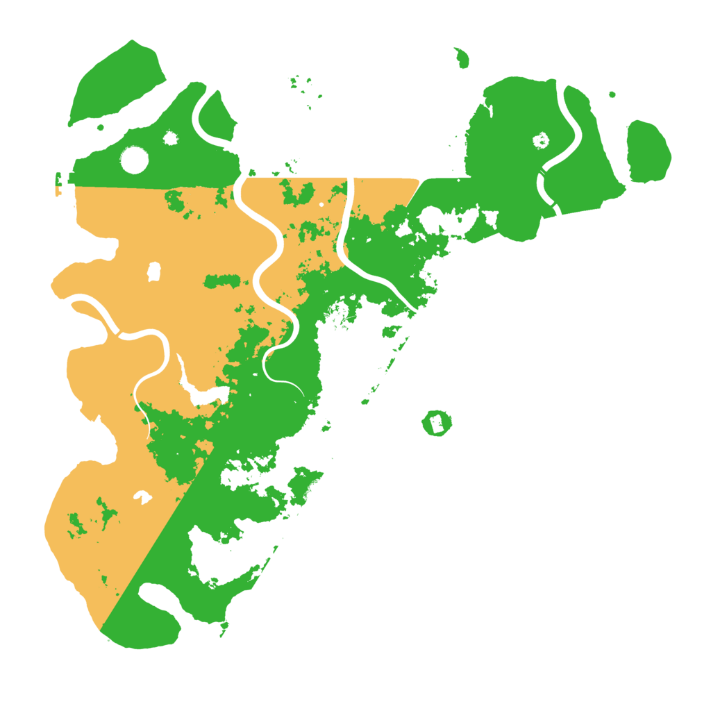 Biome Rust Map: Procedural Map, Size: 4500, Seed: 978972