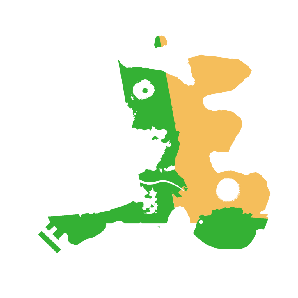 Biome Rust Map: Procedural Map, Size: 2250, Seed: 7500