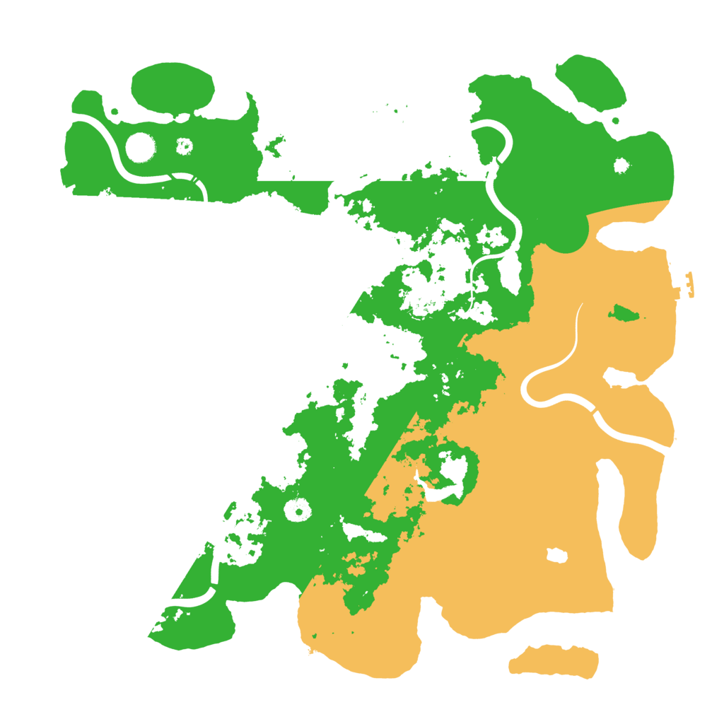 Biome Rust Map: Procedural Map, Size: 4250, Seed: 512321