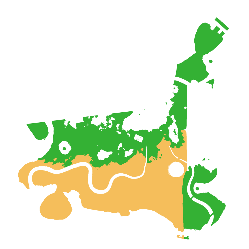 Biome Rust Map: Procedural Map, Size: 3000, Seed: 9879812