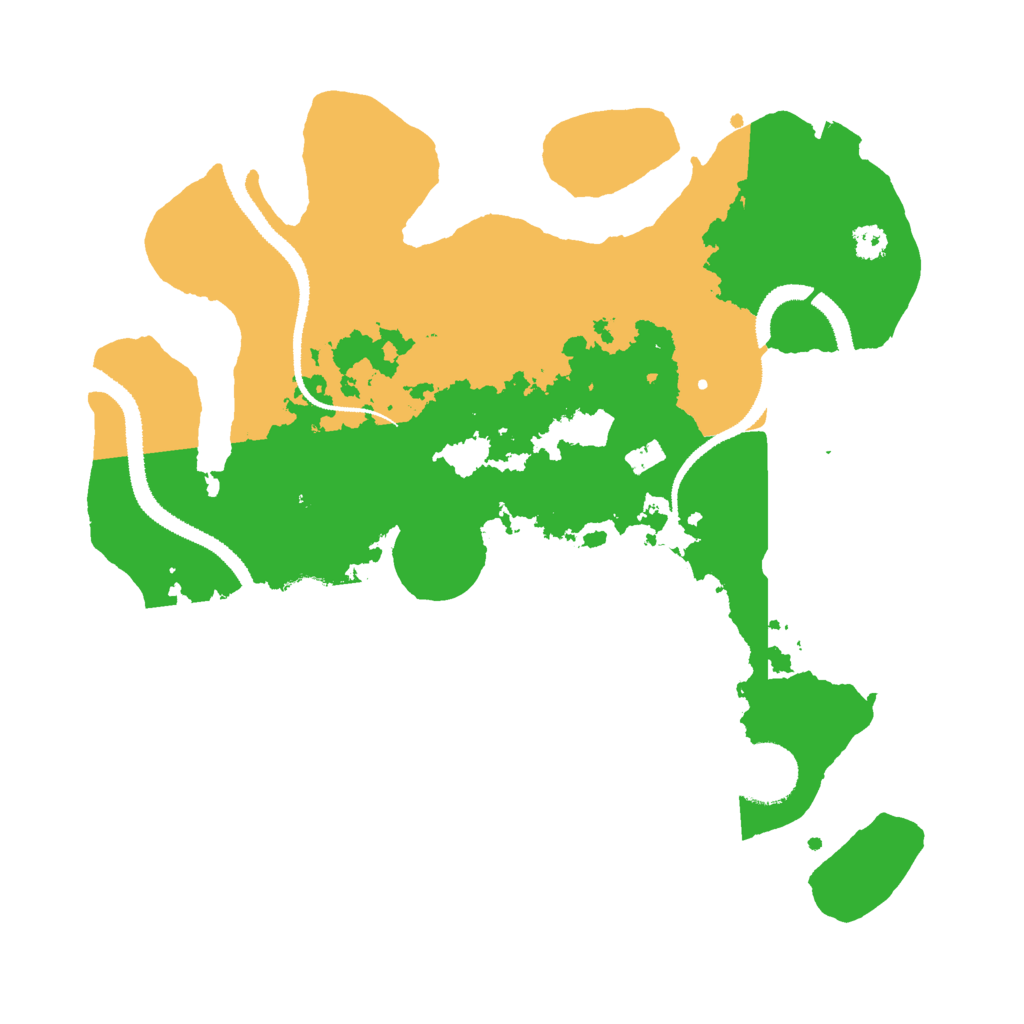 Biome Rust Map: Procedural Map, Size: 3000, Seed: 240625