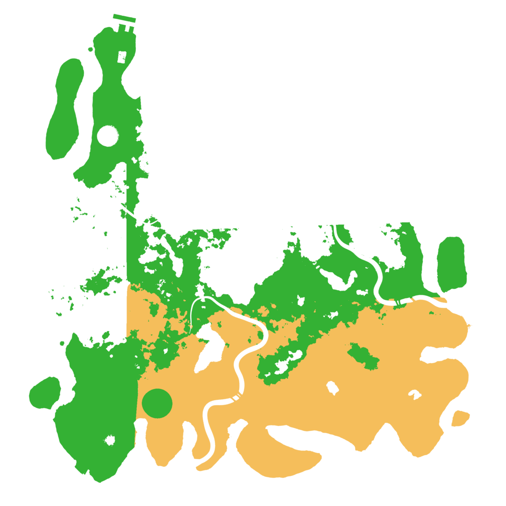 Biome Rust Map: Procedural Map, Size: 4500, Seed: 896990850