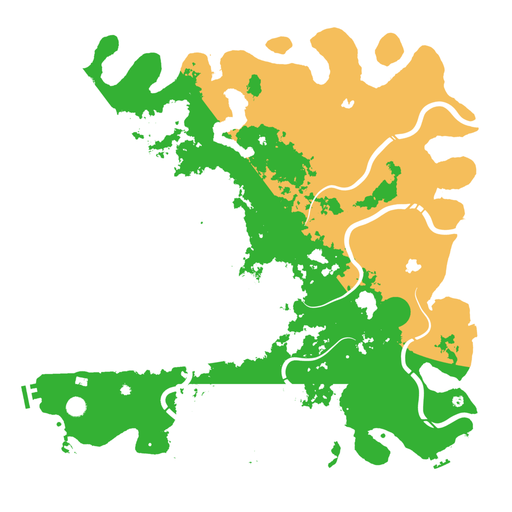 Biome Rust Map: Procedural Map, Size: 4500, Seed: 912352