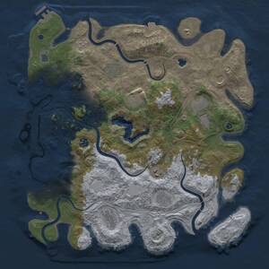 Thumbnail Rust Map: Procedural Map, Size: 4250, Seed: 2019649982, 17 Monuments