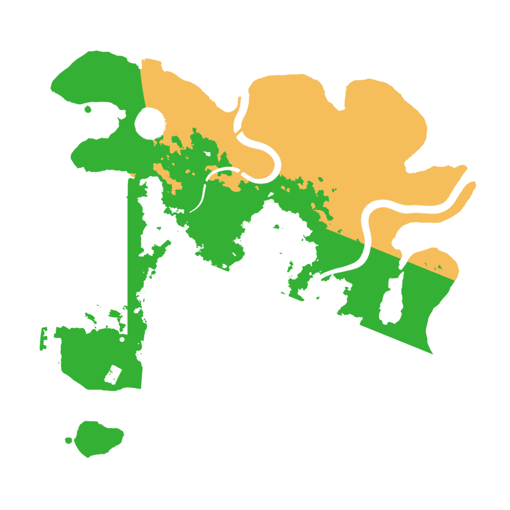 Biome Rust Map: Procedural Map, Size: 3000, Seed: 9282416