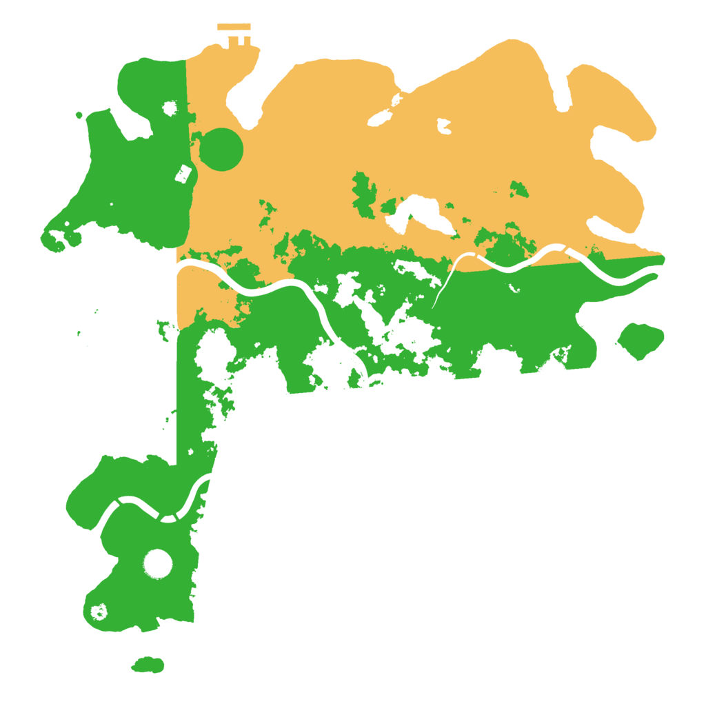 Biome Rust Map: Procedural Map, Size: 4300, Seed: 475765