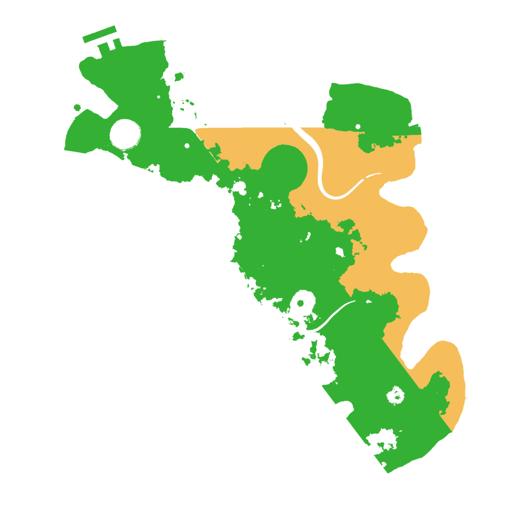 Biome Rust Map: Procedural Map, Size: 3000, Seed: 991011