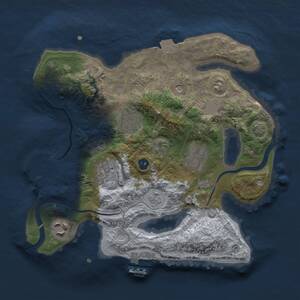 Thumbnail Rust Map: Procedural Map, Size: 2700, Seed: 1782388931, 11 Monuments