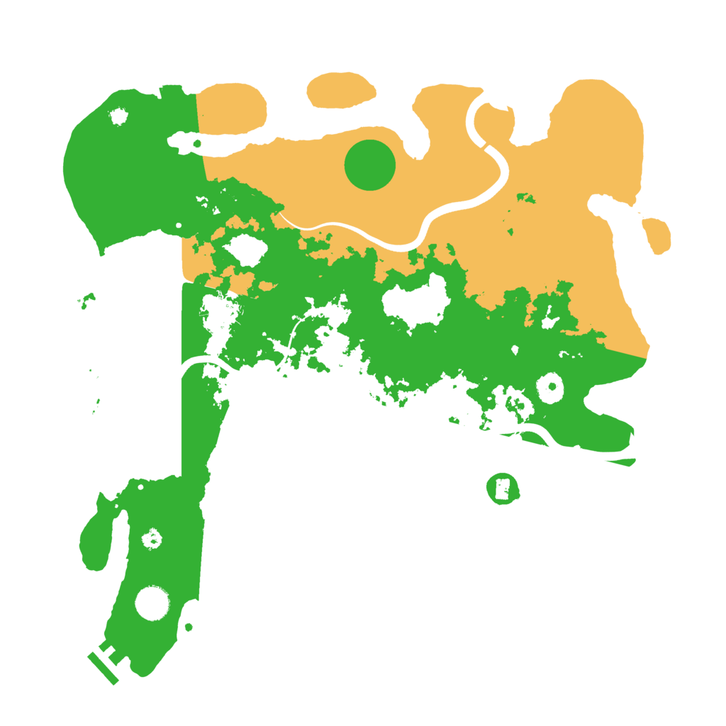 Biome Rust Map: Procedural Map, Size: 3750, Seed: 117279819