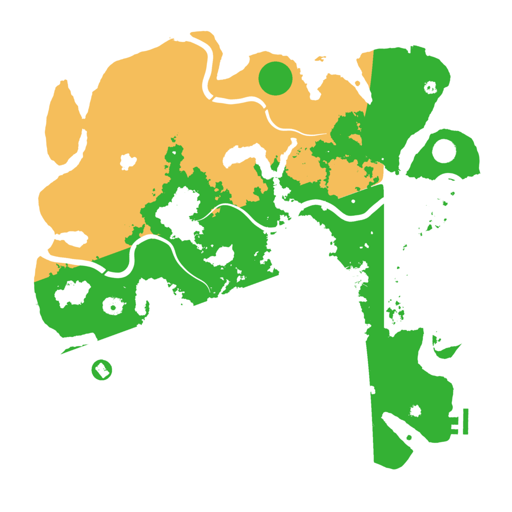 Biome Rust Map: Procedural Map, Size: 4000, Seed: 1469627772