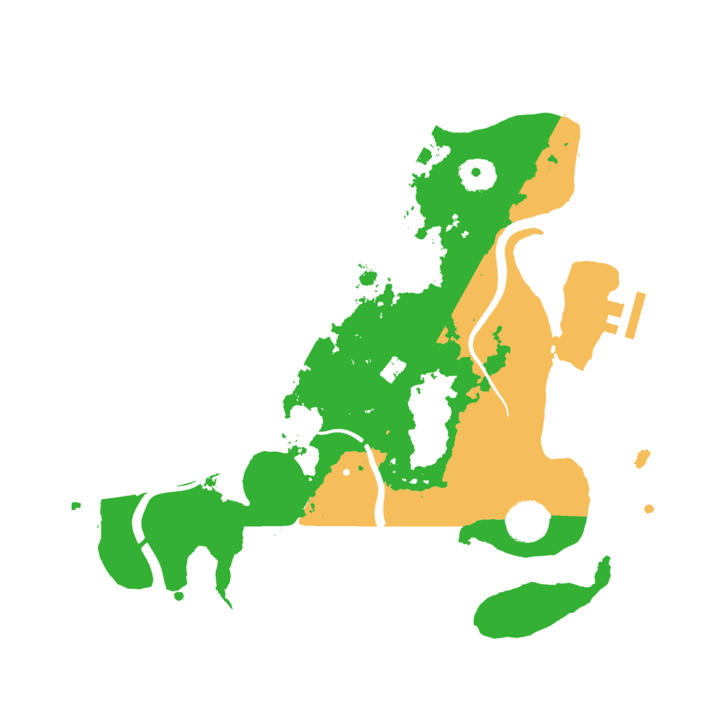 Biome Rust Map: Procedural Map, Size: 3000, Seed: 1561081738