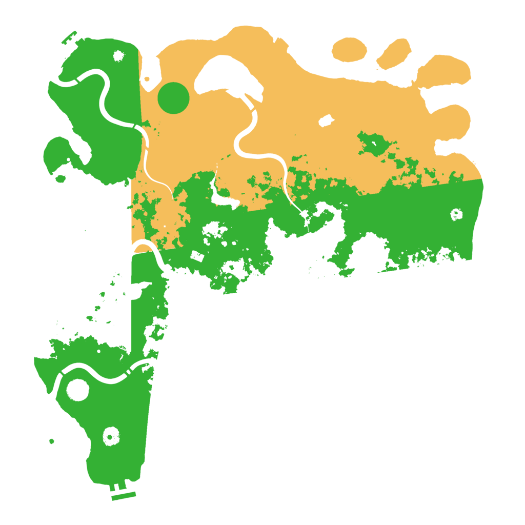 Biome Rust Map: Procedural Map, Size: 4355, Seed: 50000