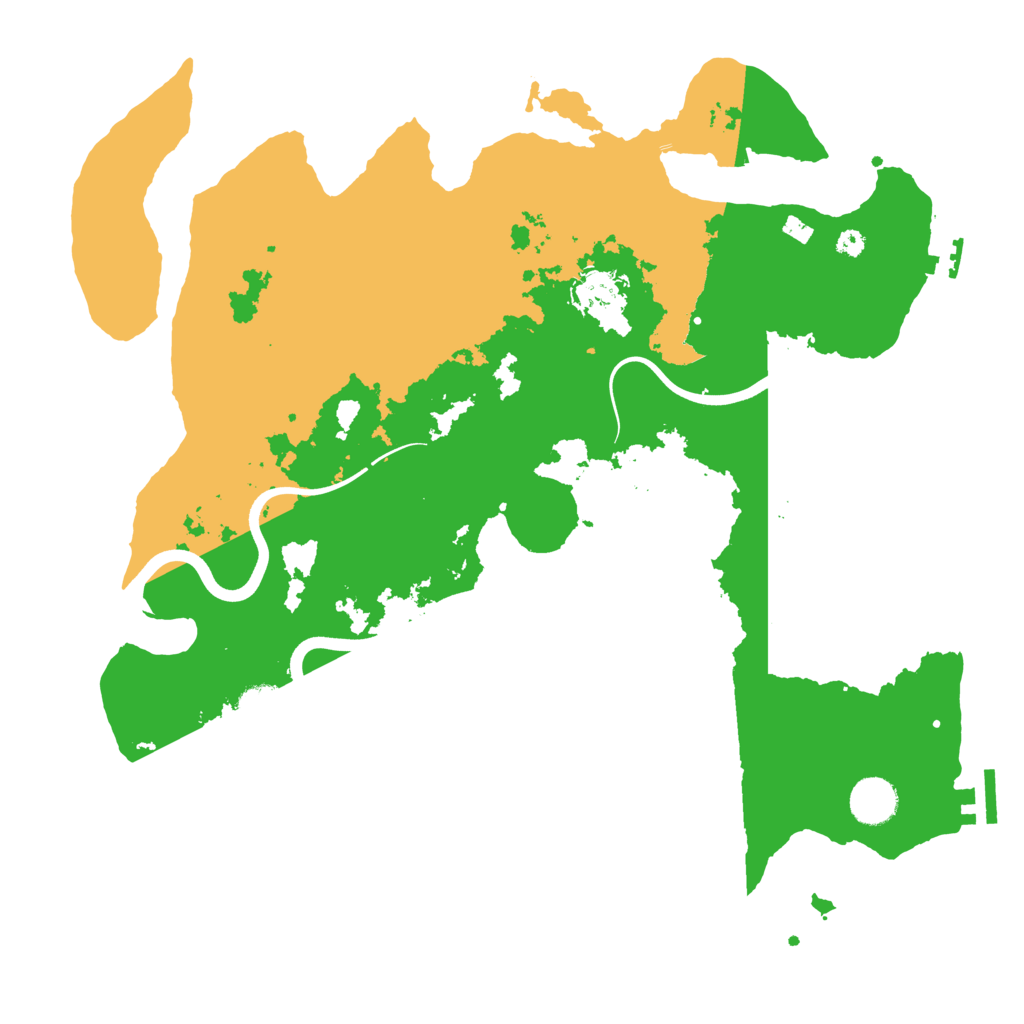 Biome Rust Map: Procedural Map, Size: 3800, Seed: 50420
