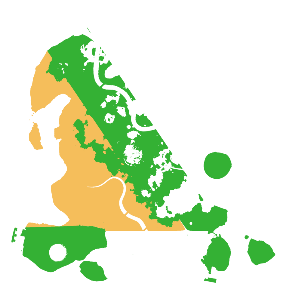Biome Rust Map: Procedural Map, Size: 3100, Seed: 1713287318