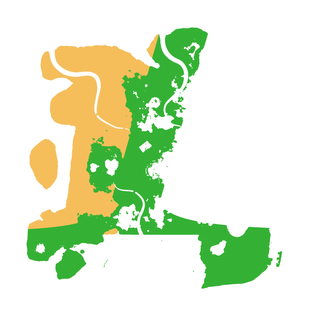 Biome Rust Map: Procedural Map, Size: 3000, Seed: 453345