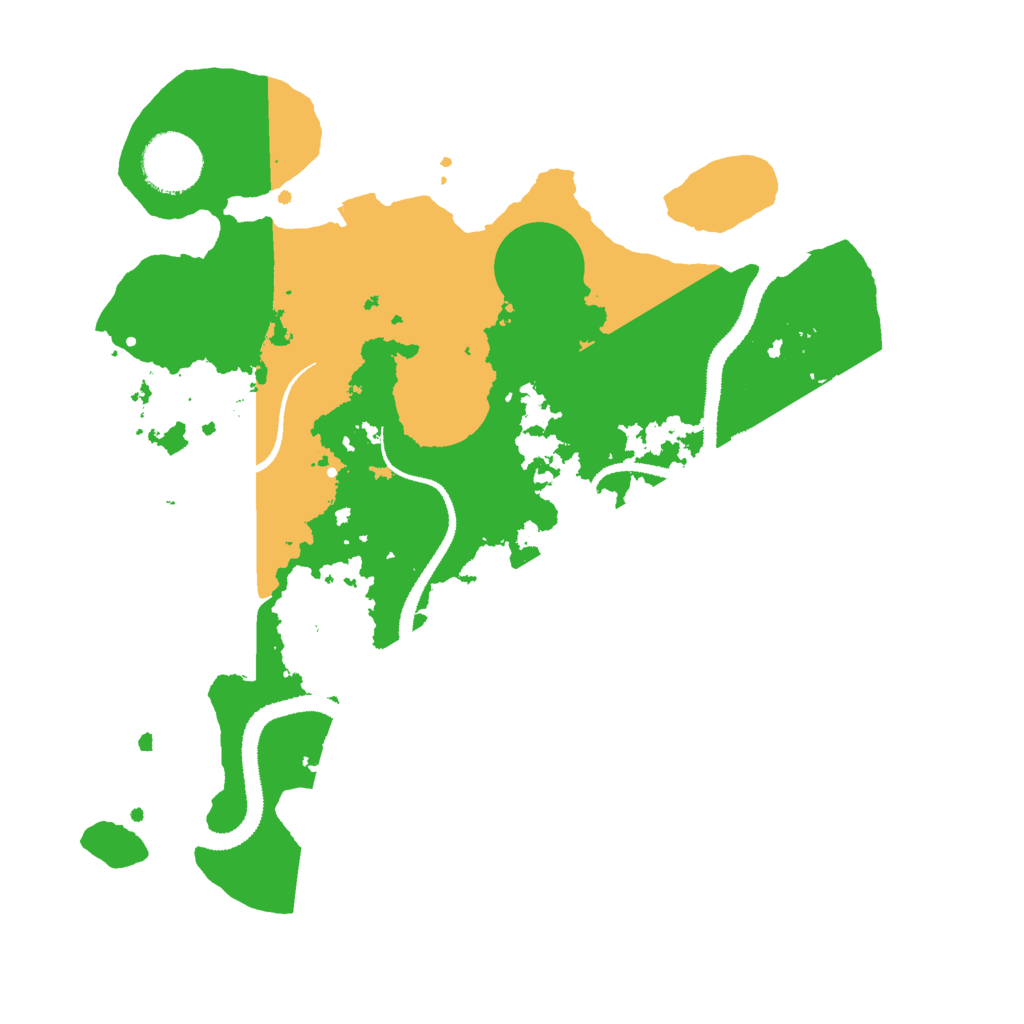 Biome Rust Map: Procedural Map, Size: 3000, Seed: 375335780