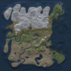 Thumbnail Rust Map: Procedural Map, Size: 4250, Seed: 269813483, 16 Monuments